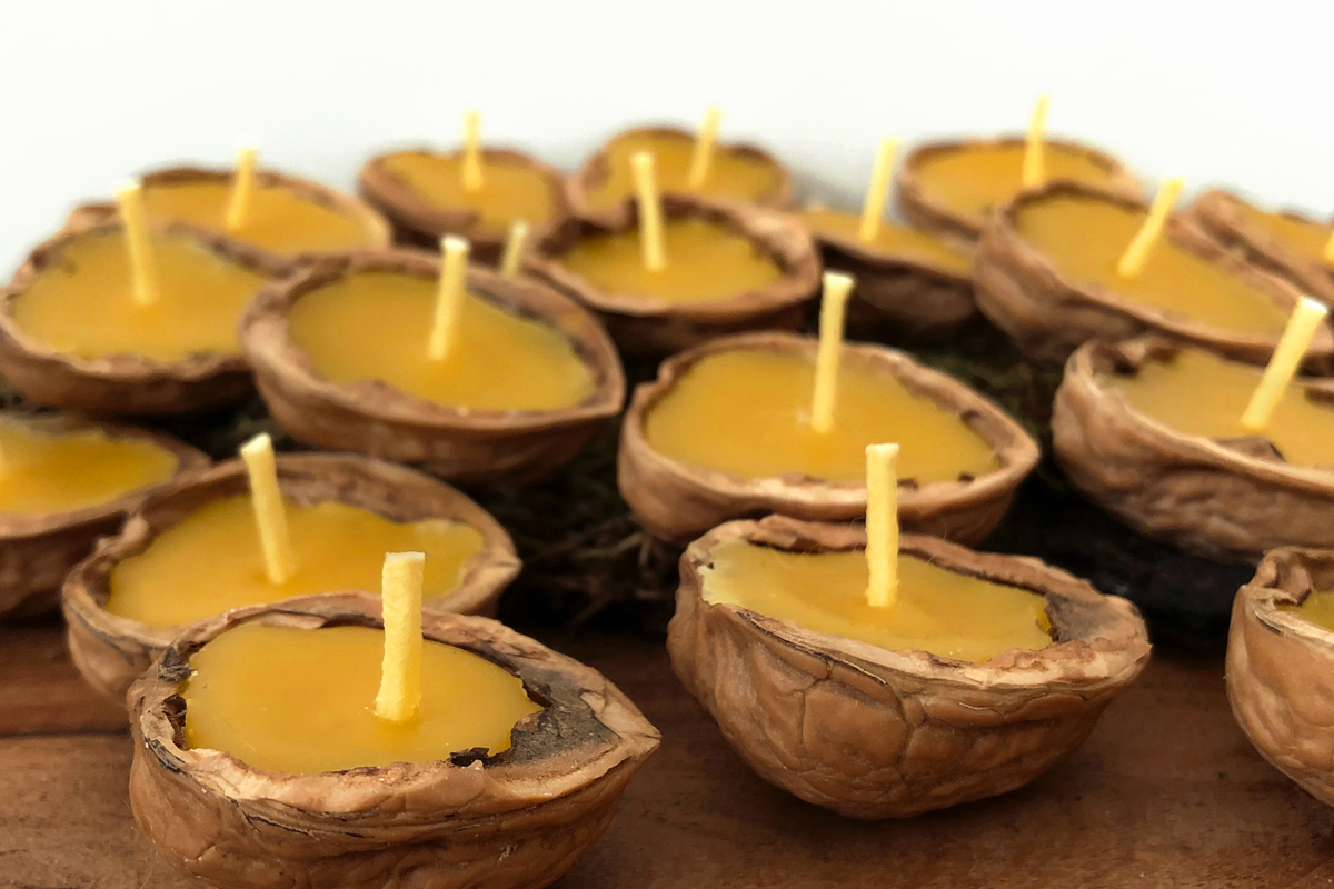How To Make Coconut Shell Candles